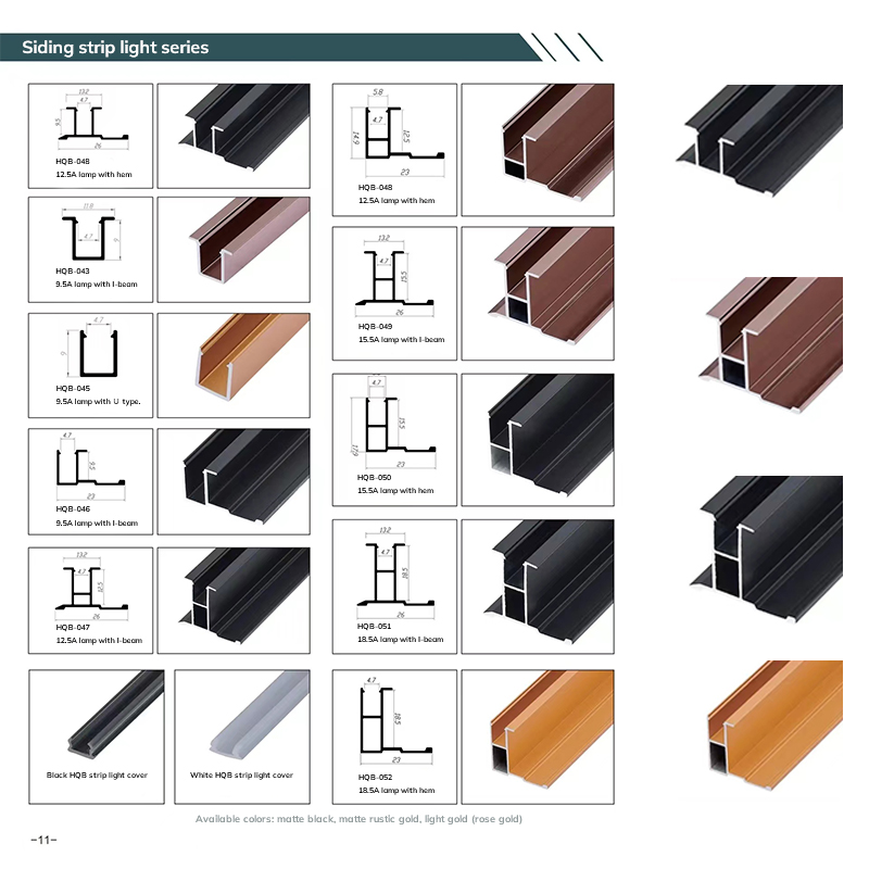 Lignes décoratives en aluminium protégeant et décorant les bords des carreaux