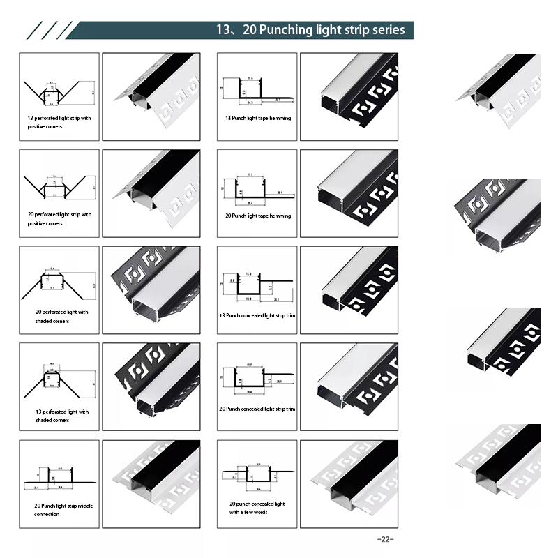 Lignes décoratives en aluminium protégeant et décorant les bords des carreaux